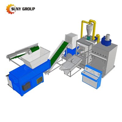 Máquina de reciclaje de separadores de desperdicios de alambre de alta capacidad de 100-1000 kg con una tasa de clasificación del 99%