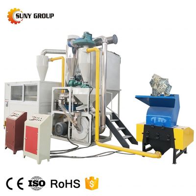 Equipo de reciclaje de tubos de aluminio y plástico de 85 kW de potencia para 200-1000 kg/h de capacidad