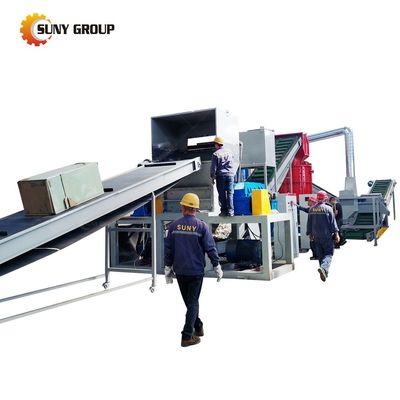 200-3000KG/H Triturador de baterías de desecho La opción ideal para el reciclaje de baterías de litio