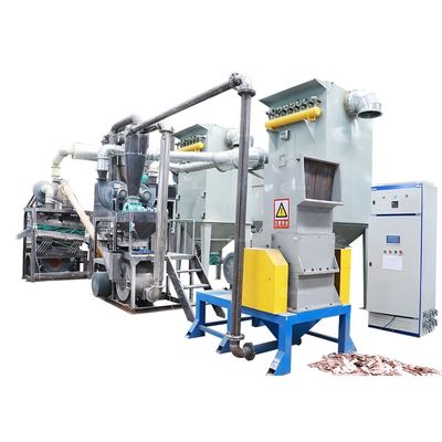 Máquina de reciclado de trituración de PCB / máquina de separación de PCB de desechos Potencia de 25 KW