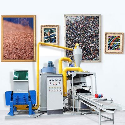 Máquina granuladora de alambre de cobre de tecnología avanzada para reciclaje de 100-1000 kg de capacidad