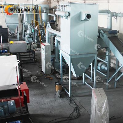 Máquina de recuperación de metales de baterías de litio para la clasificación de placas positivas y negativas