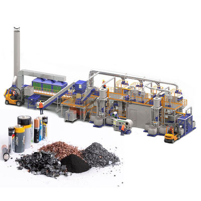 Batería Máquina de reciclaje de polvo negro para chatarra de baterías de iones de litio Reciclaje