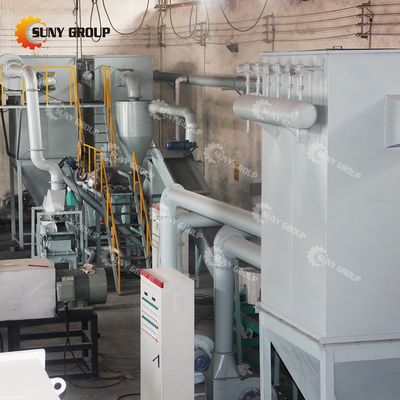 Tecnología innovadora Máquina de reciclaje de baterías de hierro de litio para el producto final de cobre