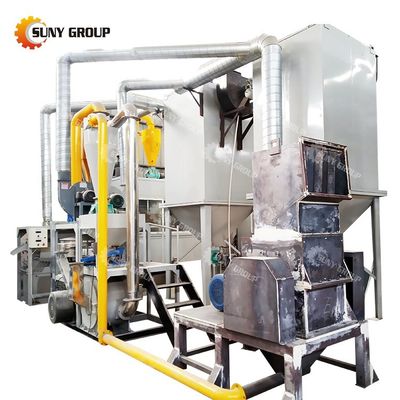 Máquina de sistema de reciclado de placas de PCB electrónicas de desecho para plantas de fabricación