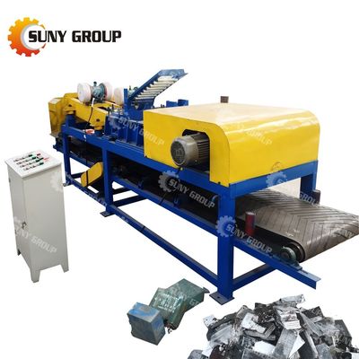 Máquina de desmontaje de baterías de plomo y ácido residual para todos los tipos de baterías 200-3000KG/h
