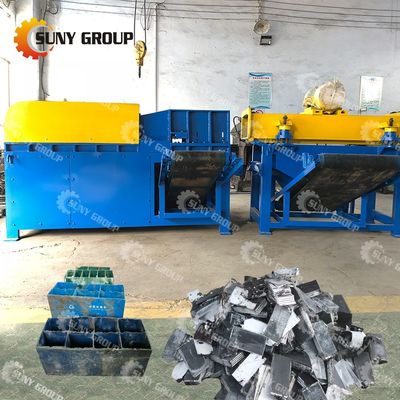 Planta de reciclaje de baterías de plomo-ácido drenadas usadas con 5500 kg de peso y chatarra de baterías