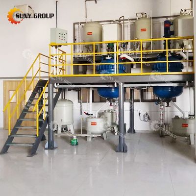 Planta de reciclaje de PCB de oro y metales preciosos de alta capacidad y alto rendimiento