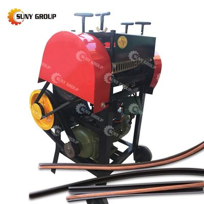 4.5kw Máquina para pelar los desechos de alambre de cobre Separar el cobre de las carcasas de caucho / plástico