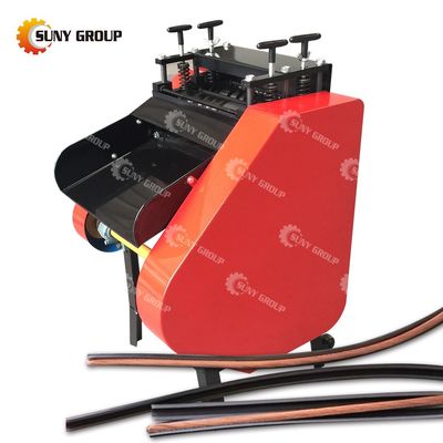 220V/380V Diámetro 10-120mm Cable blindado de alambre Stripper máquina 280KG para la eliminación