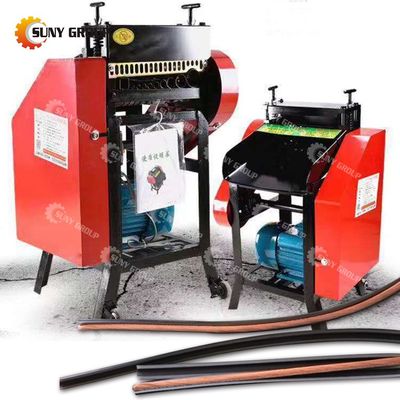 220V/380V Diámetro 10-120mm Cable blindado de alambre Stripper máquina 280KG para la eliminación