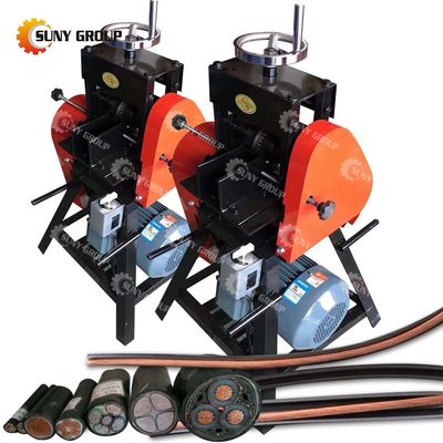220V/380V Diámetro 10-120mm Cable blindado de alambre Stripper máquina 280KG para la eliminación