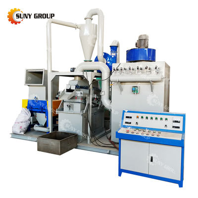 Máquina granuladora de alambre de cable profesional para el reciclaje de plástico y cobre de tipo seco