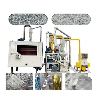 Separación electrostática de alto voltaje de aluminio y plástico 85kw automática
