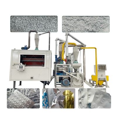 Separación electrostática de alto voltaje de aluminio y plástico 85kw automática