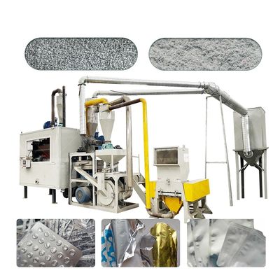 Separación electrostática de alto voltaje de aluminio y plástico 85kw automática