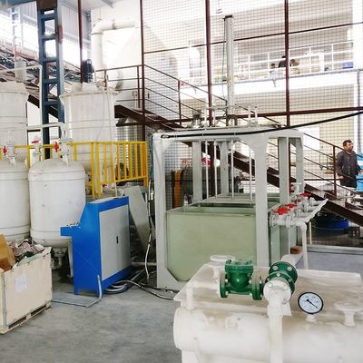 Equipo de reciclaje de metales preciosos de desechos con una tasa de recuperación del 99,9%