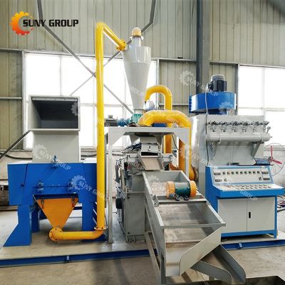 Máquina de reciclaje de desperdicios de alambre de cobre / máquina de fabricación de alambre y cable eléctrico aprobada por el CE