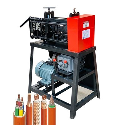 4.5kw Máquina de corte de cables de plástico para separar el cobre de las carcasas de caucho/plástico