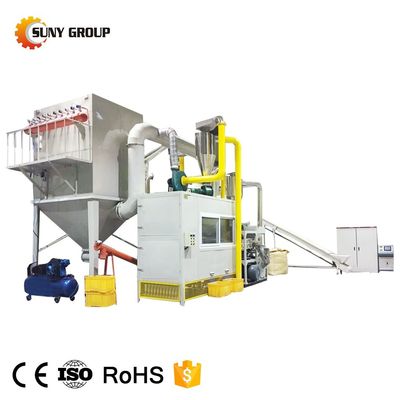 Equipo de reciclaje de tubos de aluminio y plástico de 85 kW de potencia para 200-1000 kg/h de capacidad