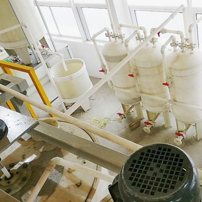 Superficie de la planta de refinación de metales preciosos Equipo de electrolización de plata y estaño