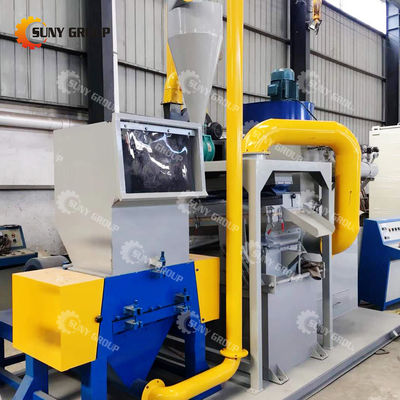 39kW Granulador de alambre de cobre Máquina de separación de viento Video de salida-inspección proporcionada