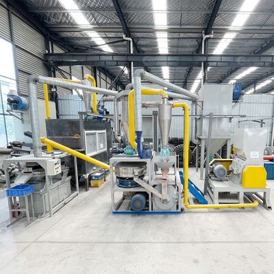 Máquina de separación de cobre totalmente automática para reciclar placa base de PCB de desechos