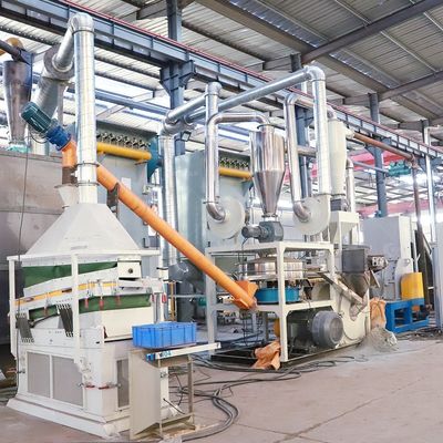 Máquina de separación de cobre totalmente automática para reciclar placa base de PCB de desechos