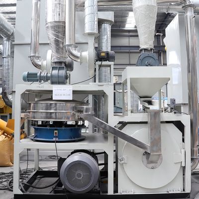 Máquina de eliminación de vidrio de aluminio de estructura de energía verde para planta de procesamiento de células solares de chatarra