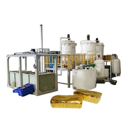 Máquina de reciclaje y extracción de metales preciosos controlada por PLC MICC 1210*521*190