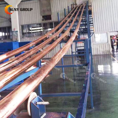 Máquina de fundición eléctrica de barras de cobre sin oxígeno para la tecnología de cobre caté