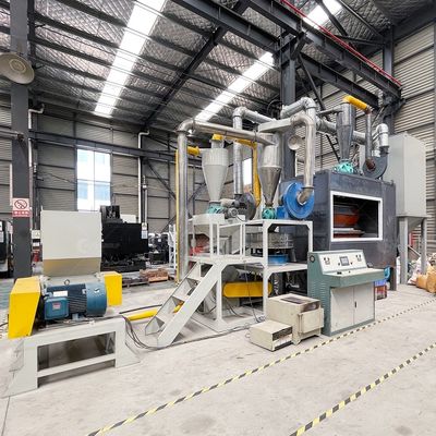 Equipo de trituración de residuos de aluminio y plástico, trituración y separación para el mercado minorista
