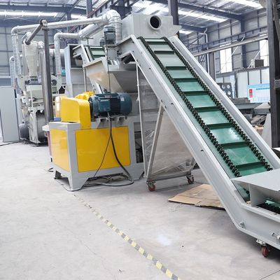 Máquina innovadora de separación de vidrio de cartón para paneles solares de desecho