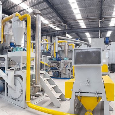 Máquina de reciclaje de ampollas médicas de desechos de 2500 kg para la separación de plástico de aluminio