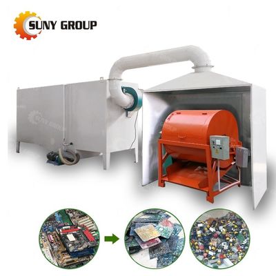 E Máquina de desmontaje de residuos con alta productividad y consumo de combustible de 40 kg/hora
