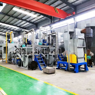 75kW de potencia de la planta de reciclaje de PCB de circuito de la placa de flujo de aire línea de separación para la separación