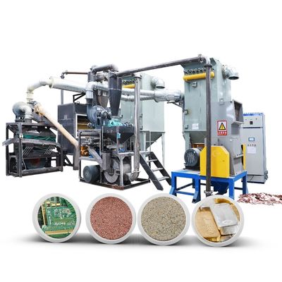 Máquina de reciclado de trituración de PCB / máquina de separación de PCB de desechos Potencia de 25 KW