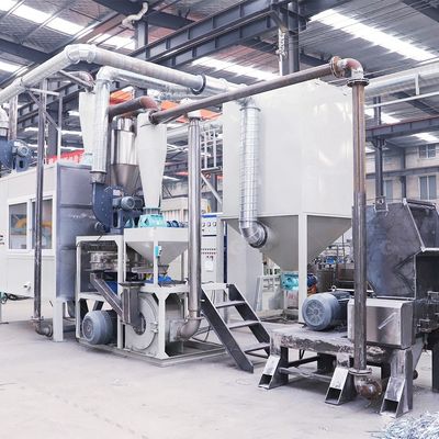 200-1000 kg/h Capacidad Máquina de reciclaje de bolsas laminadas de pie con un peso de 2500 kg