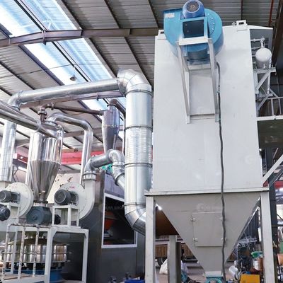Planta de reciclaje de papel de aluminio controlada por PLC Máquina de separación de plástico de aluminio