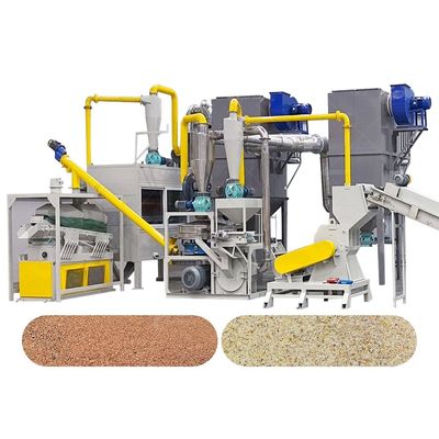 Máquina de reciclaje de residuos de PCB de 220V/380V/tensión personalizada para triturar y separar