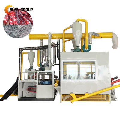 Planta de separación de plástico de aluminio para la mejor máquina de corte y trituración de cartón ACP ACM