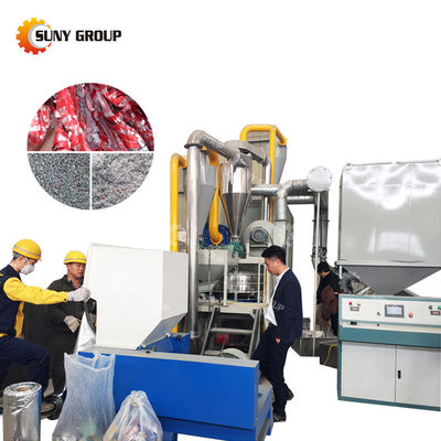 Planta de separación de plástico de aluminio para la mejor máquina de corte y trituración de cartón ACP ACM