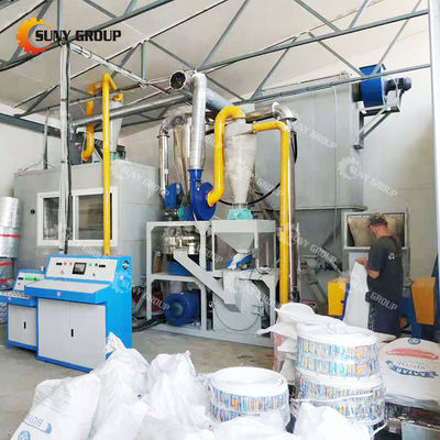 Planta de separación de plástico de aluminio para la mejor máquina de corte y trituración de cartón ACP ACM