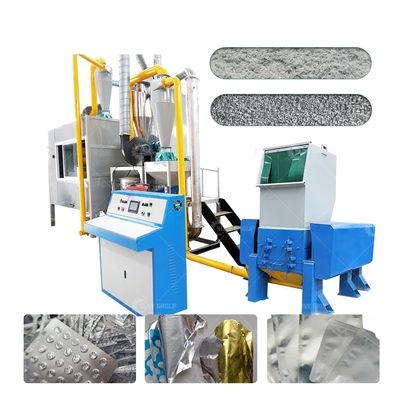 Separador electrostático de plástico de aluminio de 55 kW para reciclaje