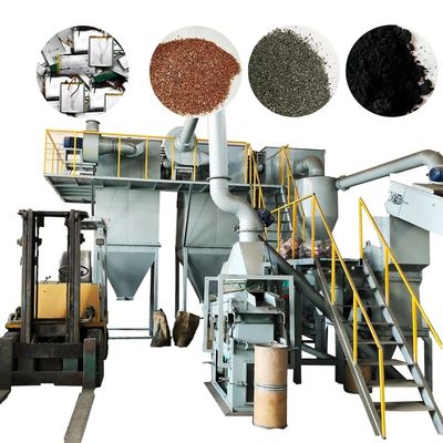 Máquina de trituración y separación de chatarra de automóviles ecológica para la industria del reciclaje