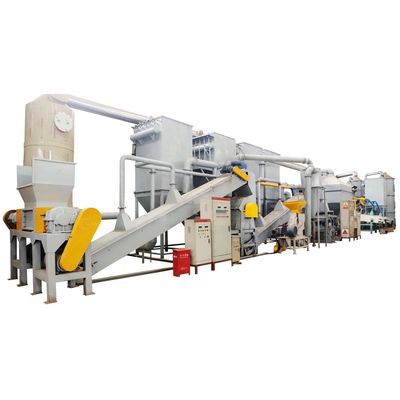 Máquina de trituración y separación de chatarra de automóviles ecológica para la industria del reciclaje