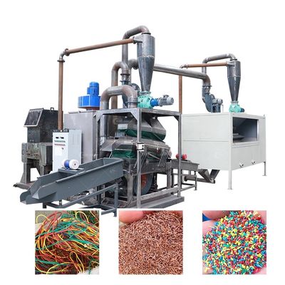 Máquina de reciclaje de granulador de triturador de cable de cobre usado para separador de cables de chatarra