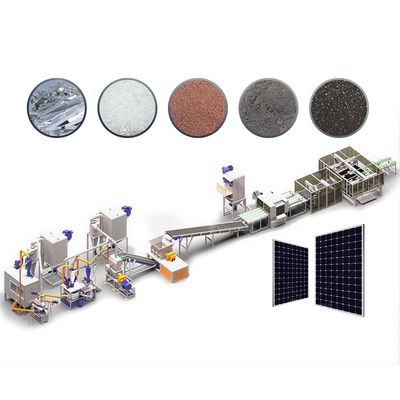 Máquina de reciclaje de paneles solares mono para módulos fotovoltaicos de capacidad de 200-1000 kg/h en 2024
