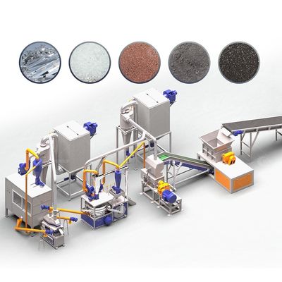 Máquina de reciclaje de paneles solares mono para módulos fotovoltaicos de capacidad de 200-1000 kg/h en 2024