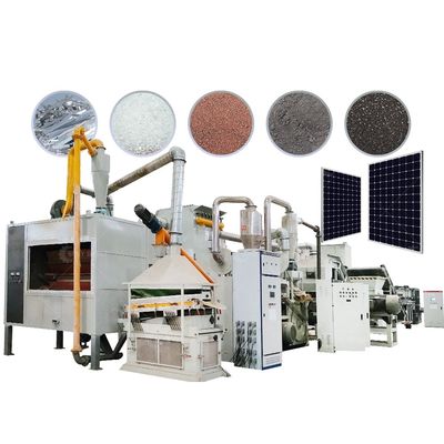 Máquina de reciclaje de paneles solares mono para módulos fotovoltaicos de capacidad de 200-1000 kg/h en 2024
